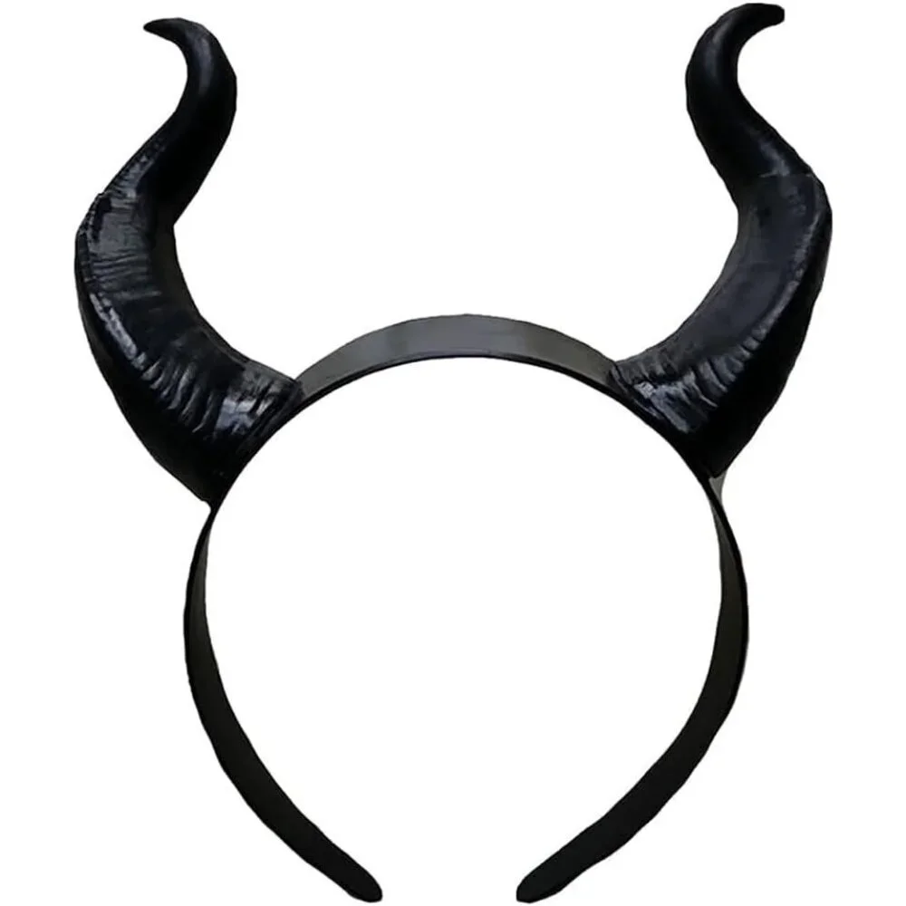 Gothic Maleficent Horns Headband Costume Accessory for Halloween and Cosplay